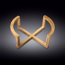 Load image into Gallery viewer, Wilmax Porcelain Bamboo Bowl & Plate Stand 10.5" inch X 4.5" inch | 27 X 11.5 Cm