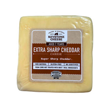 Load image into Gallery viewer, Keystone Cheese 7 Year Aged White Cheddar