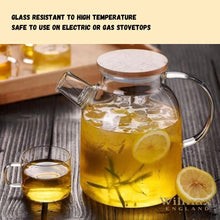 Load image into Gallery viewer, Wilmax Porcelain Thermo Glass Teapot 54 Fl Oz | High temperature and shock resistant
