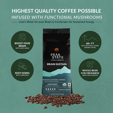 Load image into Gallery viewer, Peak State Coffee BRAIN SUSTAIN Dark Roast