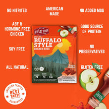 Load image into Gallery viewer, Field Trip Buffalo Style Chicken Bites 2.2oz bag - 9 bags x 2.2oz case