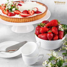 Load image into Gallery viewer, Wilmax Porcelain White 3 Oz | 90 Ml Coffee Cup & Saucer Set Of 6 In Gift Box