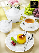 Load image into Gallery viewer, Wilmax Porcelain White 3 Oz | 90 Ml Coffee Cup & Saucer Set Of 6 In Gift Box