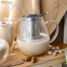 Load image into Gallery viewer, Wilmax Porcelain Thermo Glass Teapot 29 Fl Oz |High temperature and shock resistant
