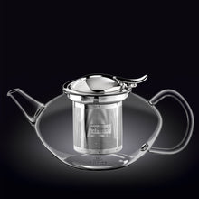 Load image into Gallery viewer, Wilmax Porcelain Thermo Glass Teapot 52 Fl Oz | High temperature and shock resistant