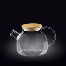 Load image into Gallery viewer, Wilmax Porcelain Thermo Glass Teapot 32 Fl Oz | High temperature and shock resistant