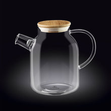 Load image into Gallery viewer, Wilmax Porcelain Thermo Glass Teapot 54 Fl Oz | High temperature and shock resistant