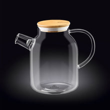 Load image into Gallery viewer, Wilmax Porcelain Thermo Glass Teapot 54 Fl Oz | High temperature and shock resistant