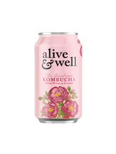 Load image into Gallery viewer, Alive & Well Rose Petal & Lychee Kombucha