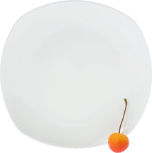 Load image into Gallery viewer, Wilmax Porcelain Set Of 6 White Dessert Plate 7.75" inch X 7.75" inch | 19.5 X 19.5 Cm