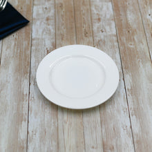 Load image into Gallery viewer, Wilmax Porcelain Set Of 12 Professional Rolled Rim White Bread Plate 6" inch | 15 Cm