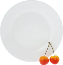 Load image into Gallery viewer, Wilmax Porcelain Set Of 12 Professional Rolled Rim White Dessert Plate 7" inch | 18 Cm