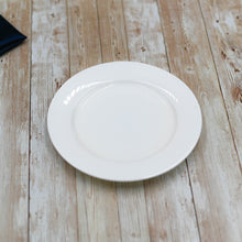 Load image into Gallery viewer, Wilmax Porcelain Set Of 6 Professional Rolled Rim White Dessert Plate 8" inch | 20 Cm