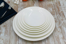 Load image into Gallery viewer, Wilmax Porcelain Set Of 6 White Dessert Plate 8" inch | 20 Cm