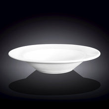 Load image into Gallery viewer, Wilmax Porcelain Set Of 3 Professional Rolled Rim White Deep Plate 10" inch | 20 Oz