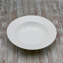 Load image into Gallery viewer, Wilmax Porcelain Professional Rolled Rim White Deep Plate 11" inch | 25 Oz