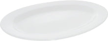 Load image into Gallery viewer, Wilmax Porcelain Set Of 3 Professional Rolled Rim White Oval Plate / Platter 12" inch |