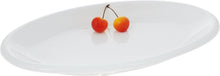 Load image into Gallery viewer, Wilmax Porcelain Set Of 3 White Oval Plate / Platter 14.5" inch | 36.5 Cm