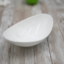 Load image into Gallery viewer, Wilmax Porcelain Set Of 6 White Sauce Dish 8" inch X 4.7'' X 2.5'' |