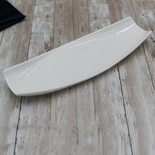Load image into Gallery viewer, Wilmax Porcelain Set Of 6 White Celery Tray / Dish 12" inch X 4" inch | 30 X 10 Cm