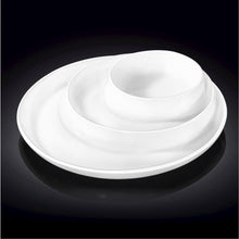 Load image into Gallery viewer, Wilmax Porcelain Set Of 3 White Divided Dish 10" inch | 25.5 Cm