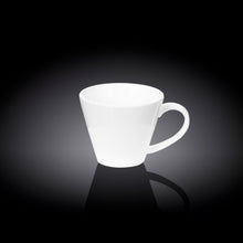 Load image into Gallery viewer, Wilmax Porcelain Set Of 6 White Tea Cup 6 Oz | 180 Ml
