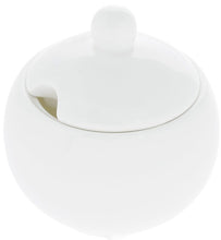 Load image into Gallery viewer, Wilmax Porcelain Set Of 6 White Sugar Bowl 11 Oz | 325 Ml