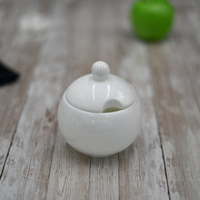 Load image into Gallery viewer, Wilmax Porcelain Set Of 6 White Sugar Bowl 11 Oz | 325 Ml