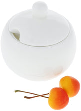 Load image into Gallery viewer, Wilmax Porcelain Set Of 6 White Sugar Bowl 11 Oz | 325 Ml