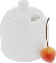 Load image into Gallery viewer, Wilmax Porcelain Set Of 6 White Sugar Bowl 9 Oz | 280 Ml