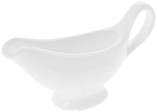 Load image into Gallery viewer, Wilmax Porcelain Set Of 4 White Sauce Boat 6 Oz | 170 Ml