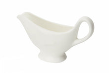 Load image into Gallery viewer, Wilmax Porcelain Set Of 4 White Sauce Boat 6 Oz | 170 Ml