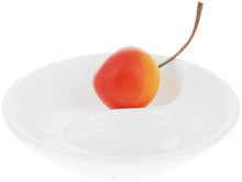 Load image into Gallery viewer, Wilmax Porcelain Set Of 12 Round White Ying Yang Divided Soy Dish 3.5" inch | 9 Cm