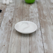 Load image into Gallery viewer, Wilmax Porcelain Set Of 12 Round White Ying Yang Divided Soy Dish 3.5" inch | 9 Cm