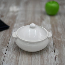 Load image into Gallery viewer, Wilmax Porcelain White Baking Pot 19 Oz | 550 Ml In Colour Box