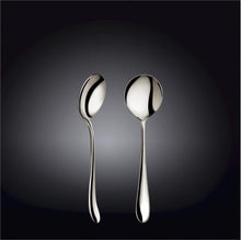 Load image into Gallery viewer, Wilmax Porcelain Set Of 12 Soup Spoon 7" inch | 18 Cm
