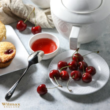 Load image into Gallery viewer, Wilmax Porcelain White 8 Oz Tea Cup & 6" inch Saucer Set Of 6 In Gift Box