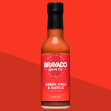Load image into Gallery viewer, ÁRBOL CHILI & GARLIC HOT SAUCE