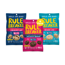 Load image into Gallery viewer, Rule Breakers Bites Variety Pack - 6 Packs x 4 oz