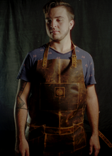 Load image into Gallery viewer, Vintage Gentlemen Full Grain Buffalo Leather Apron