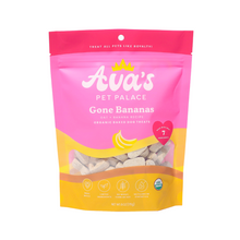 Load image into Gallery viewer, Ava's Pet Palace Organic Baked Dog Treats - Gone Bananas Bag