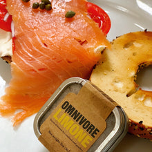 Load image into Gallery viewer, Limone Salt with Salmon Bagel