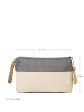 Load image into Gallery viewer, KORISSA Block A Clutch - Gray