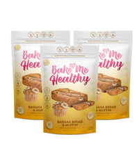 Load image into Gallery viewer, Bake Me Healthy Banana Bread & Muffin Plant-Based Baking Mix