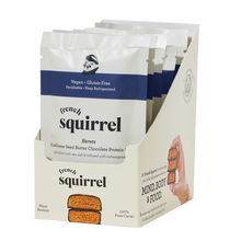 Load image into Gallery viewer, French Squirrel Sunflower Seed Butter Chocolate Berets Pouch (2-Pack) - 6 Pouches x 2-Packs case