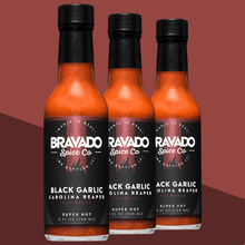 Load image into Gallery viewer, BLACK GARLIC CAROLINA REAPER HOT SAUCE