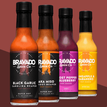 Load image into Gallery viewer, BLACK GARLIC CAROLINA REAPER HOT SAUCE