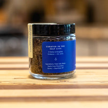 Load image into Gallery viewer, Syracuse Sea Salt Black Garlic Flake Salt Jar