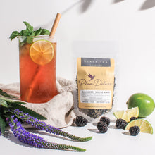 Load image into Gallery viewer, Plum Deluxe Tea Blackberry Mojito Black Tea (Lime - Maple - Spearmint)