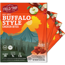 Load image into Gallery viewer, Field Trip Buffalo Style Chicken Bites 2.2oz bag - 9 bags x 2.2oz case